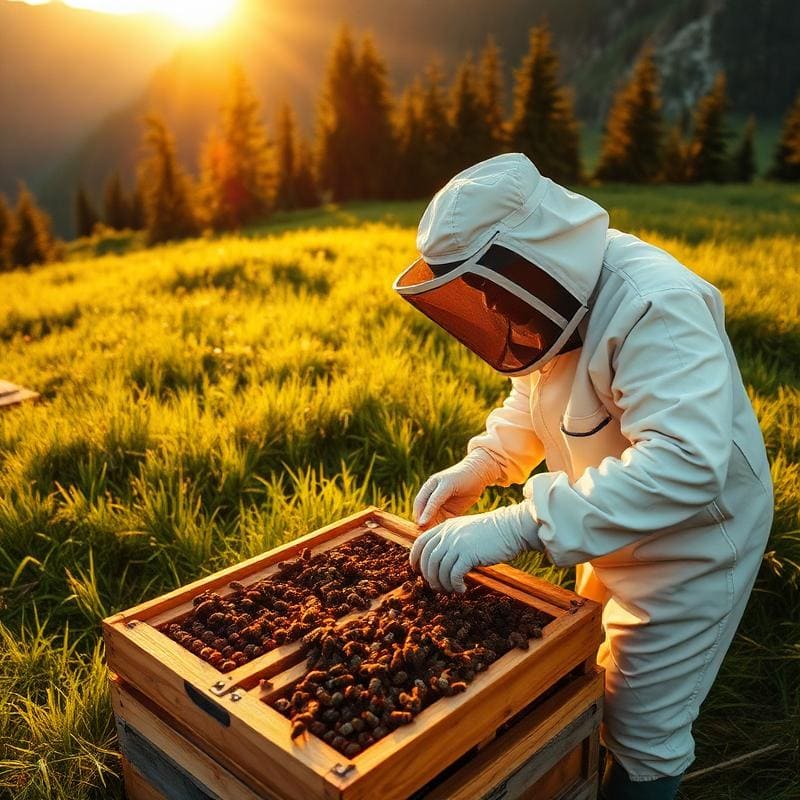 Live Bees and Queens
