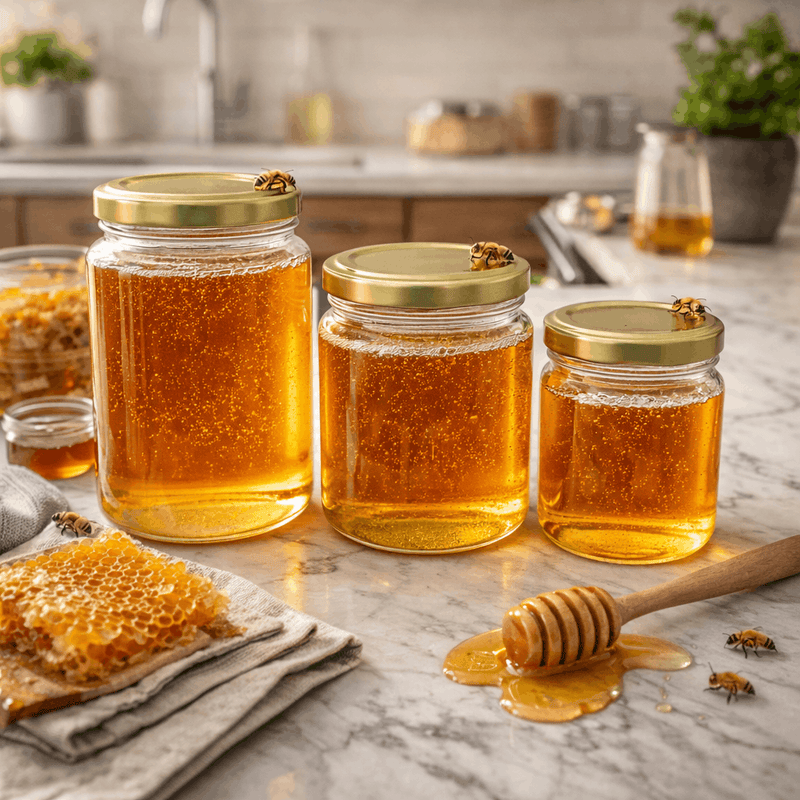 Cylinder Honey Jars