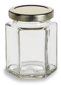 Hexagon Honey Jars